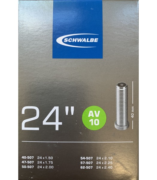 Schwalbe 24 Inch MTB Inner Tube Schraeder Valve